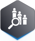 Who your ideal customers are icon